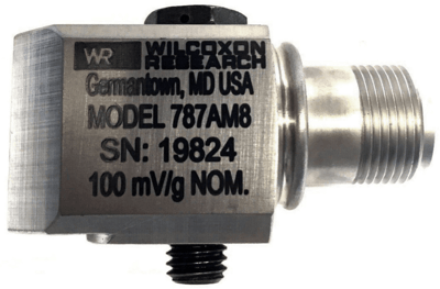 Wilcoxon Sensing Technologies Low Profile Industrial Accelerometer, Model 787A-M8